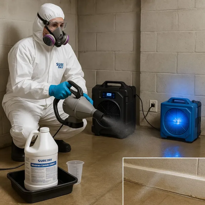 Sanitization and Odor Removal process in Bradley, ME