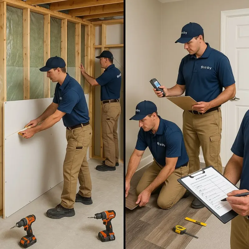 Repairs and Reconstruction process in Bradley, ME